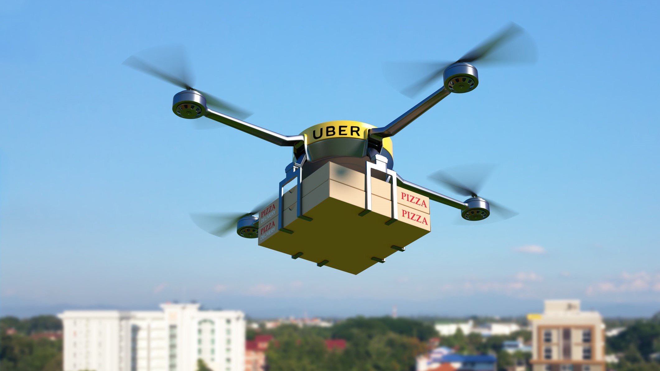 uber eas drone