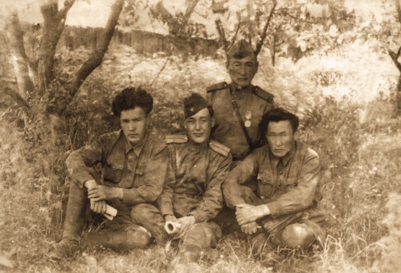 Встреча с бойцами 1 Украинского фронта.1944г А4 копия