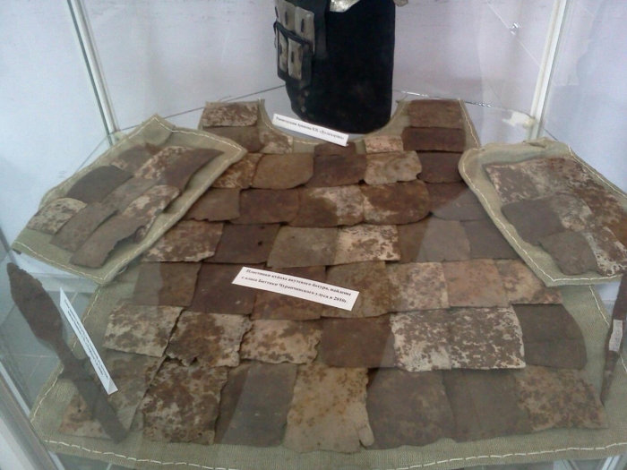 Якутский доспех обнаруженый археологами в Чурапче в 2010 году